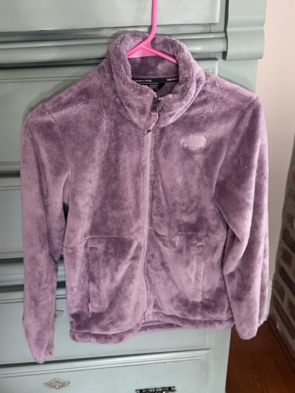 The North Face girls Plush Fleece Jacket - Purple